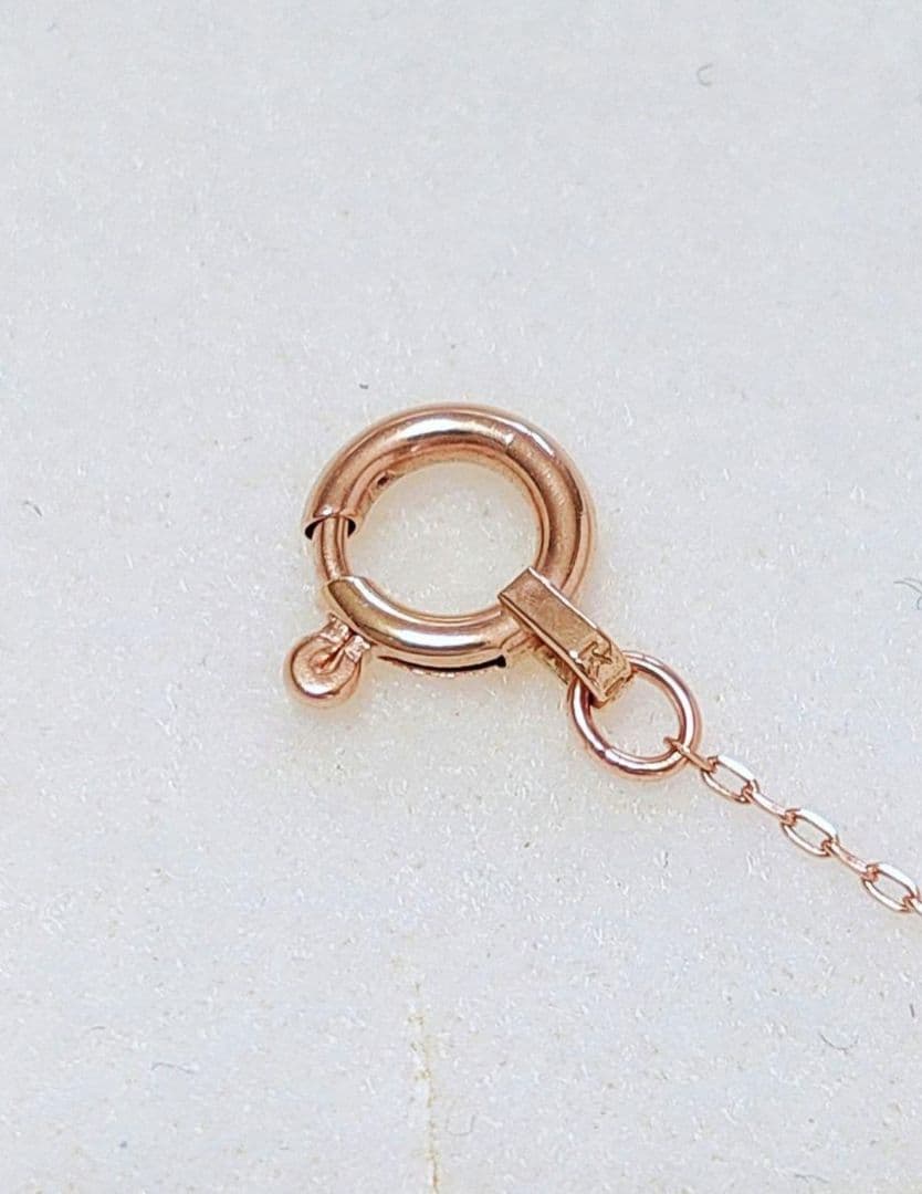 同梱 未使用品 k18 ピンクゴールド 5cm ネックレス 延長 チェーン