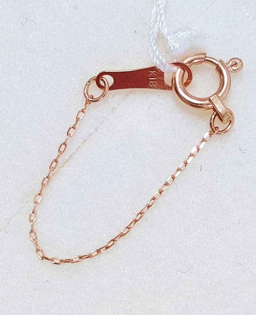 同梱 未使用品 k18 ピンクゴールド 5cm ネックレス 延長 チェーン