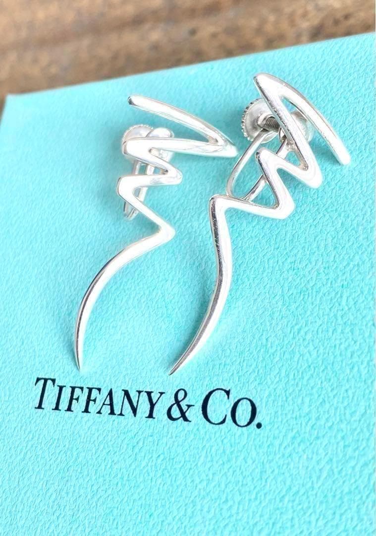TIFFANY ティファニー イヤリング パロマピカソ スクリブル