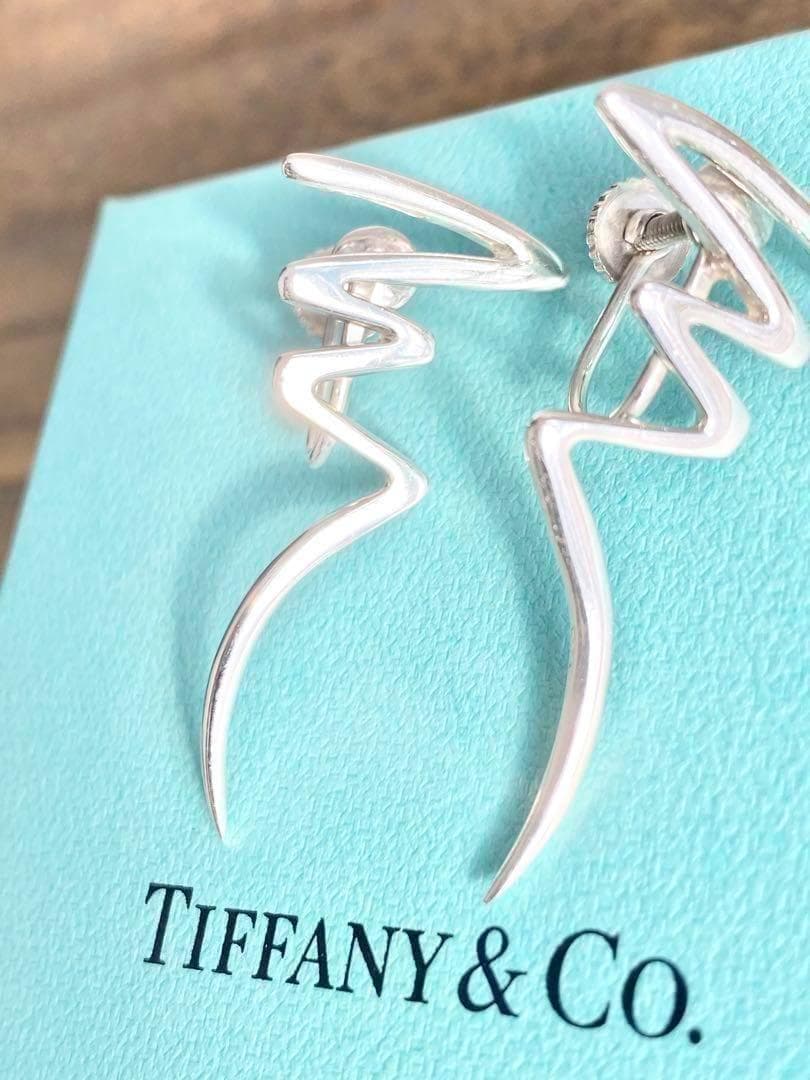 TIFFANY ティファニー イヤリング パロマピカソ スクリブル