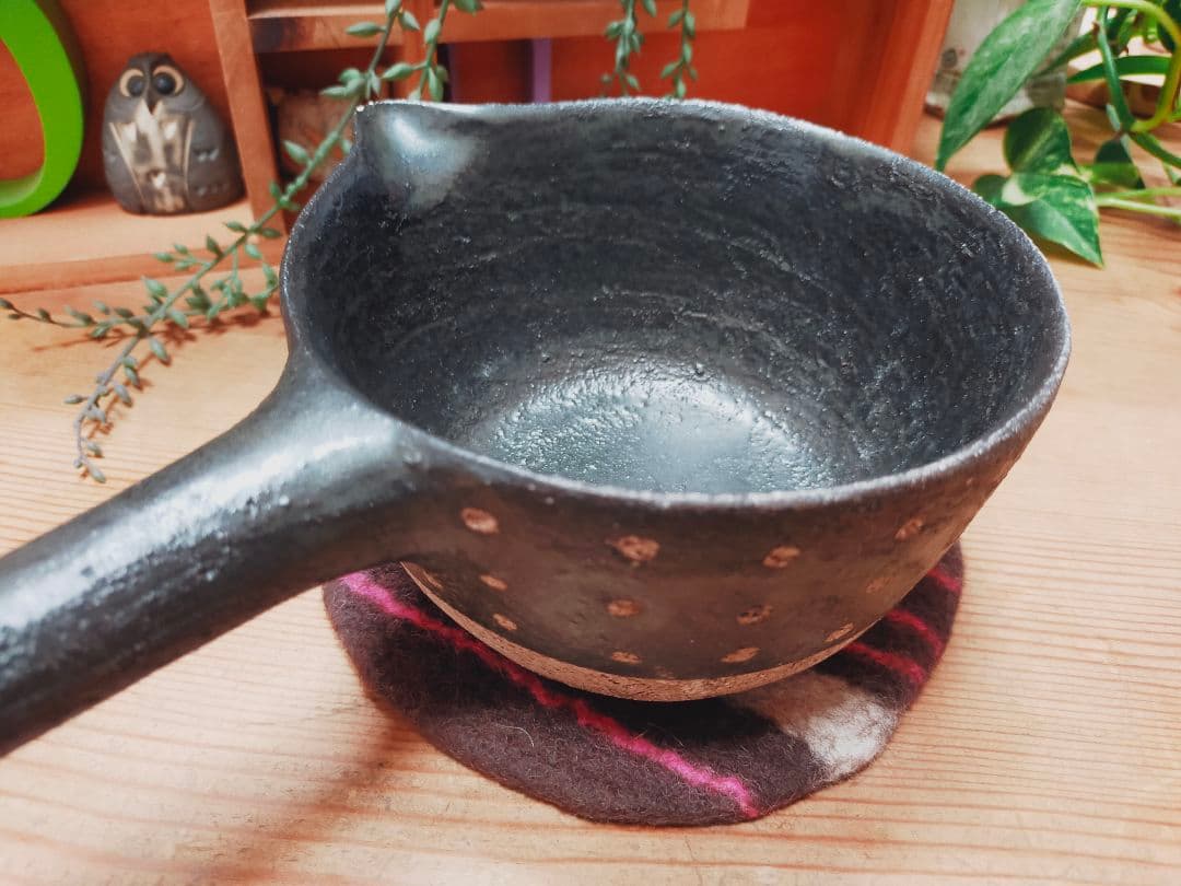 【uranon様】作家　野村亜矢　ドット　片手鍋　持ち手付き片口　鉢　皿　器