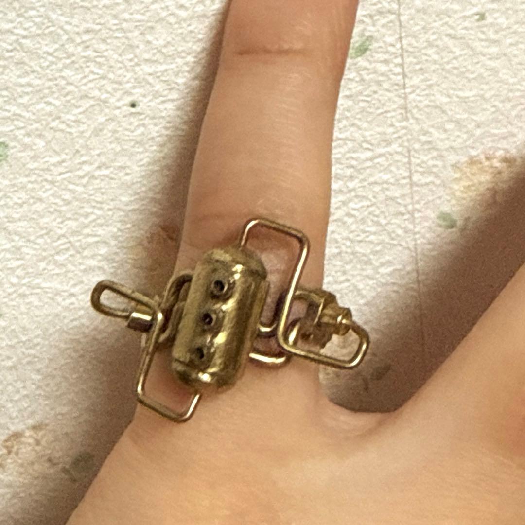 スチームパンク 真鍮 リング