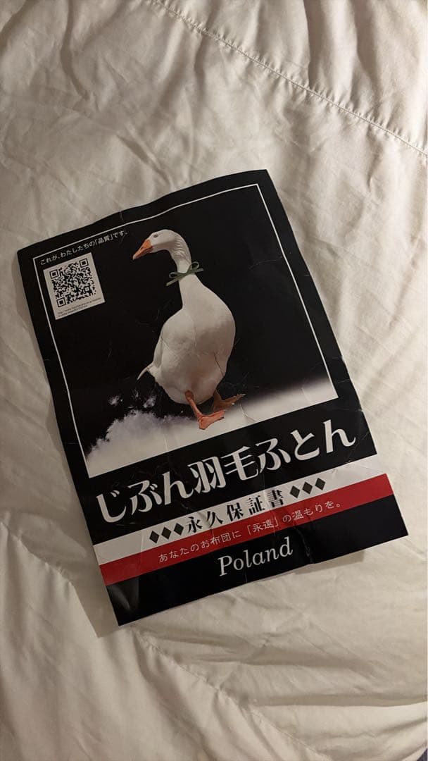c*o様 羽毛ふとん ポーランド産ホワイトグースダウン93％ クイーンサイズ