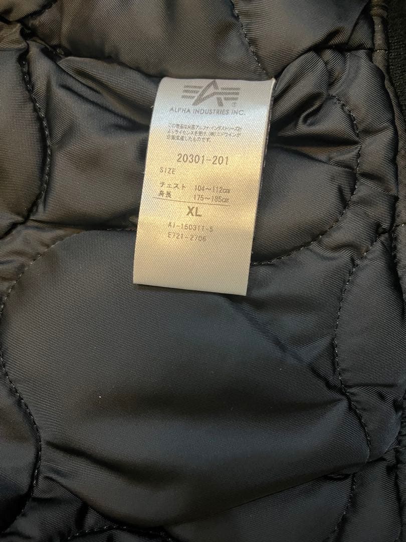 超希少　ALPHA CWU-45/P フライトジャケット ブラック MA-1