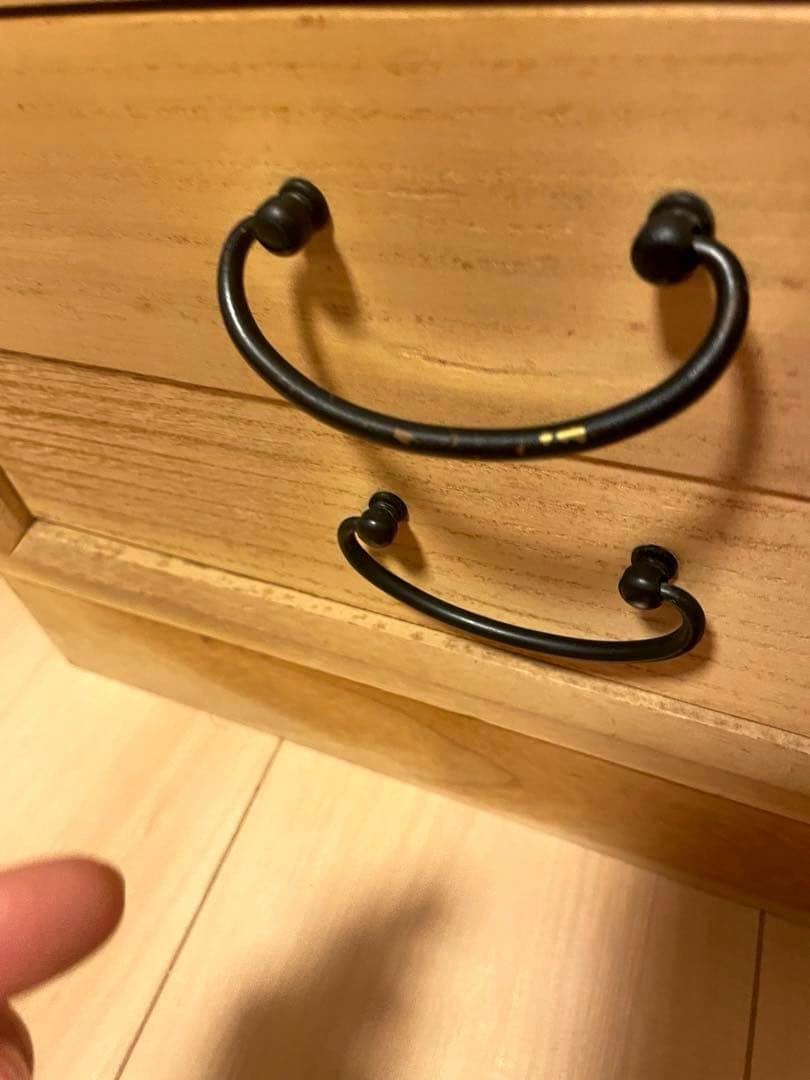 真　桐タンス　桐箪笥　着物　木製タンス 5段