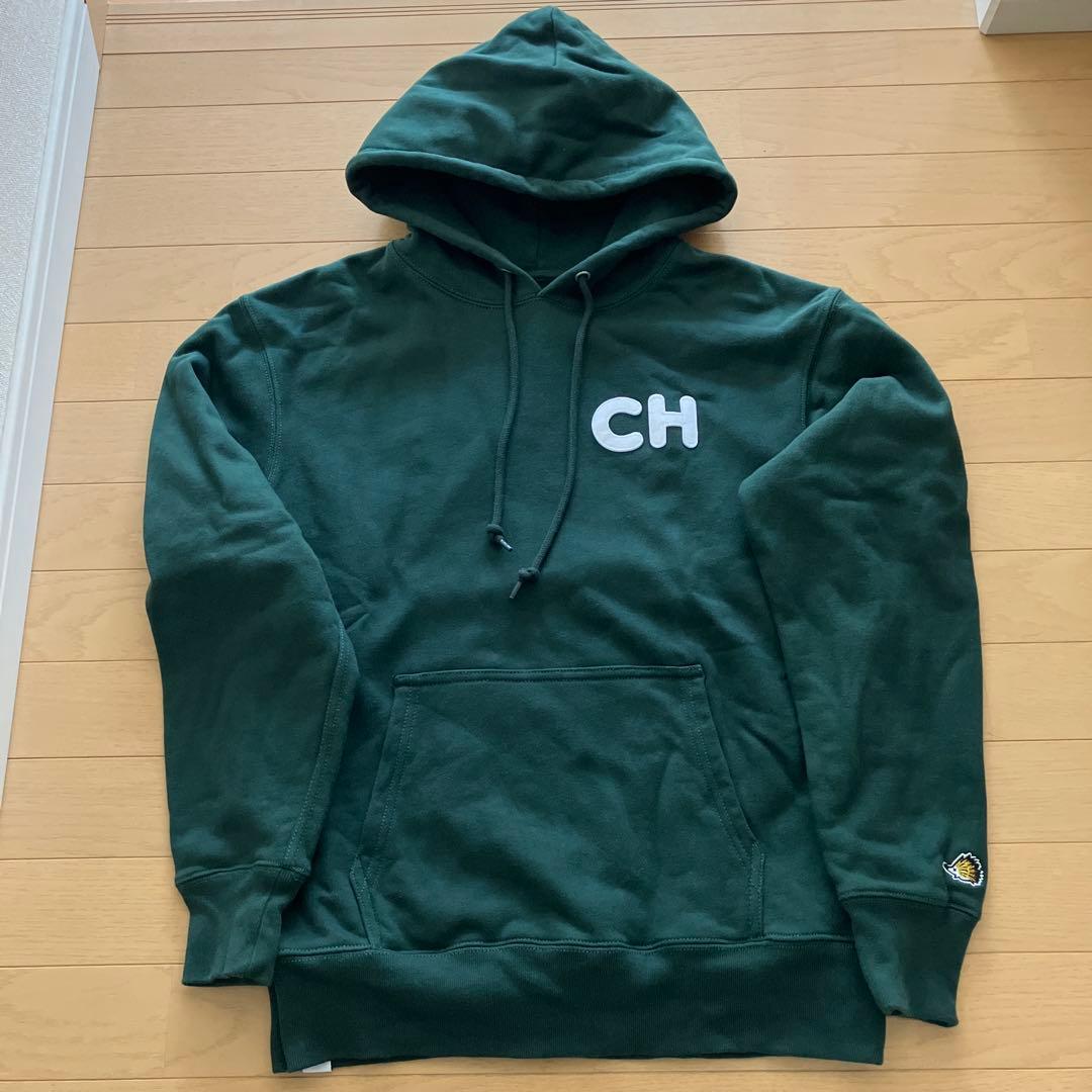 clubhaus パーカー グリーン色　Mサイズ
