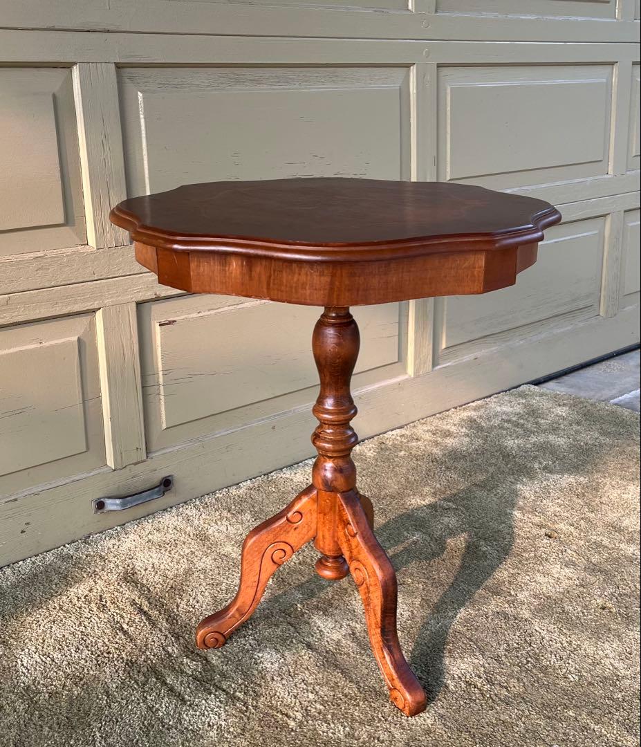 象嵌模様サイドテーブル カフェテーブル コーヒーテーブル ヨーロピアンクラシック