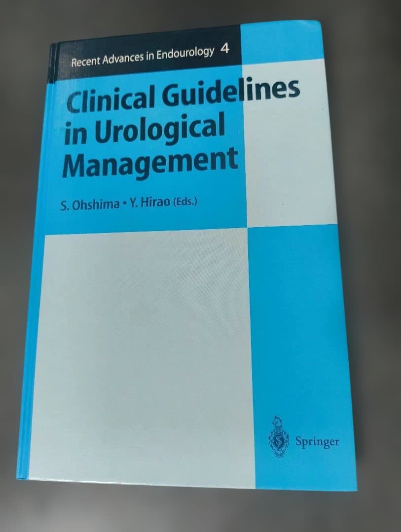 クリニカル　ガイドライン　泌尿器科　英語　本　スプリンガー　洋書　インテリア