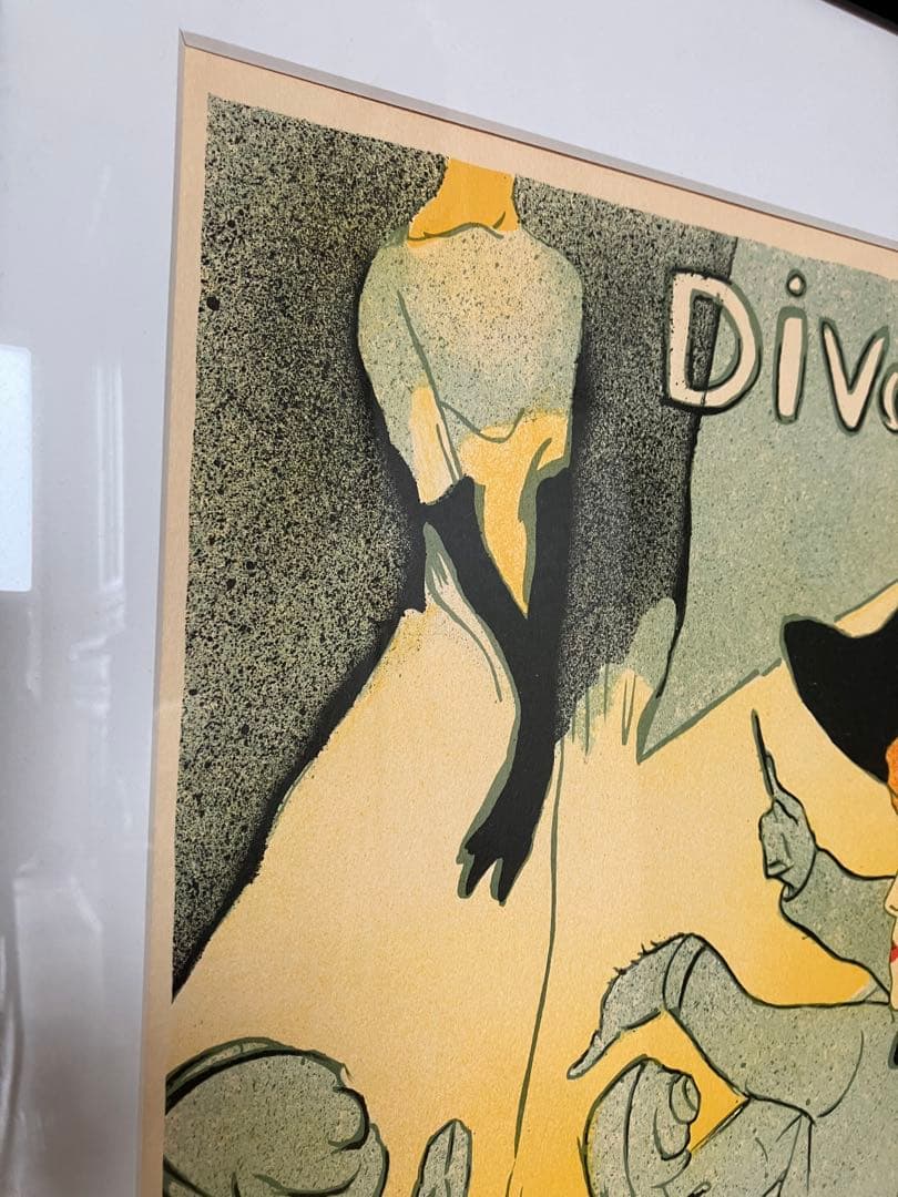 ロートレック　アートポスター　Divan Japonais リトグラフ作品