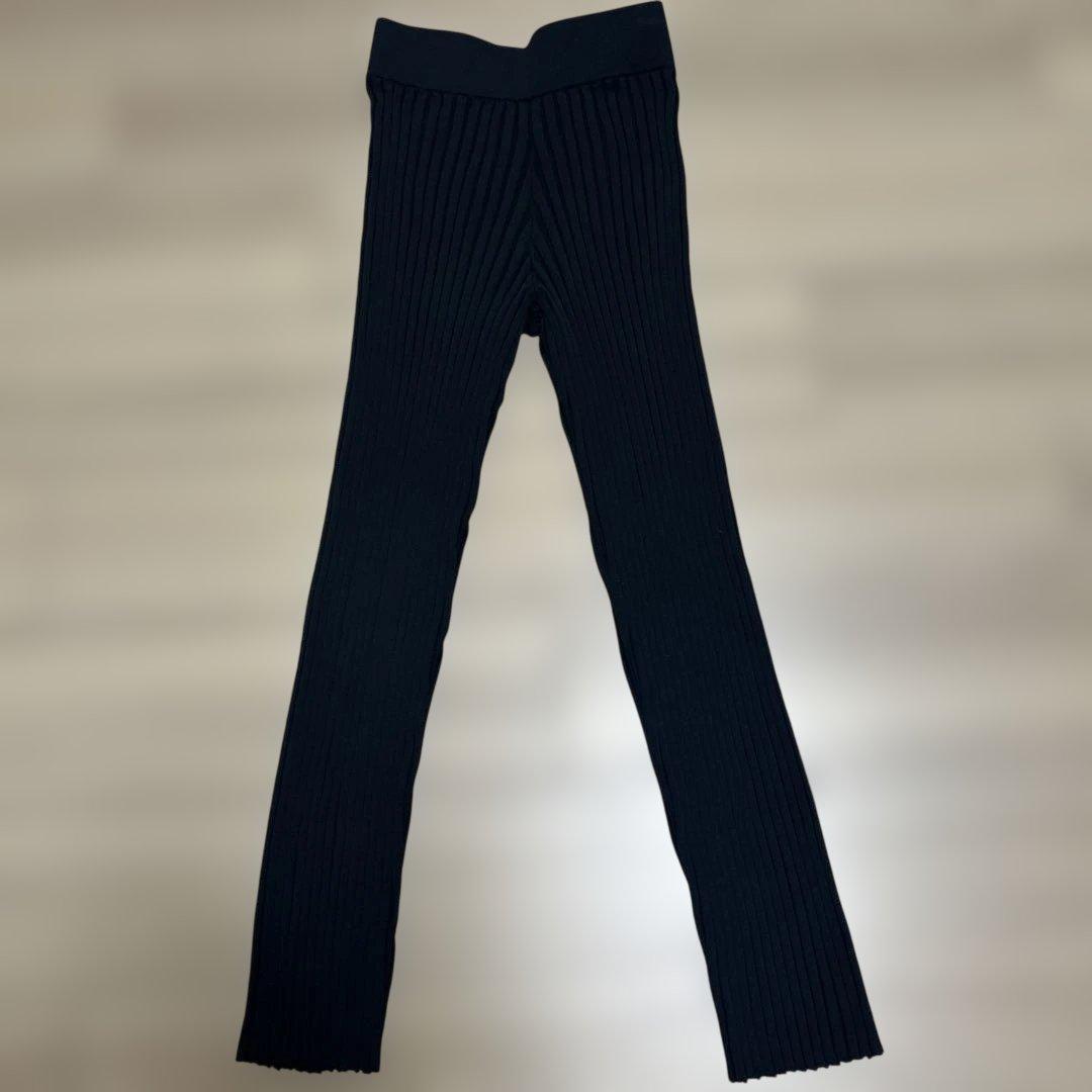 新品未使用　HYKE ハイク　コットンリブニットパンツ　1