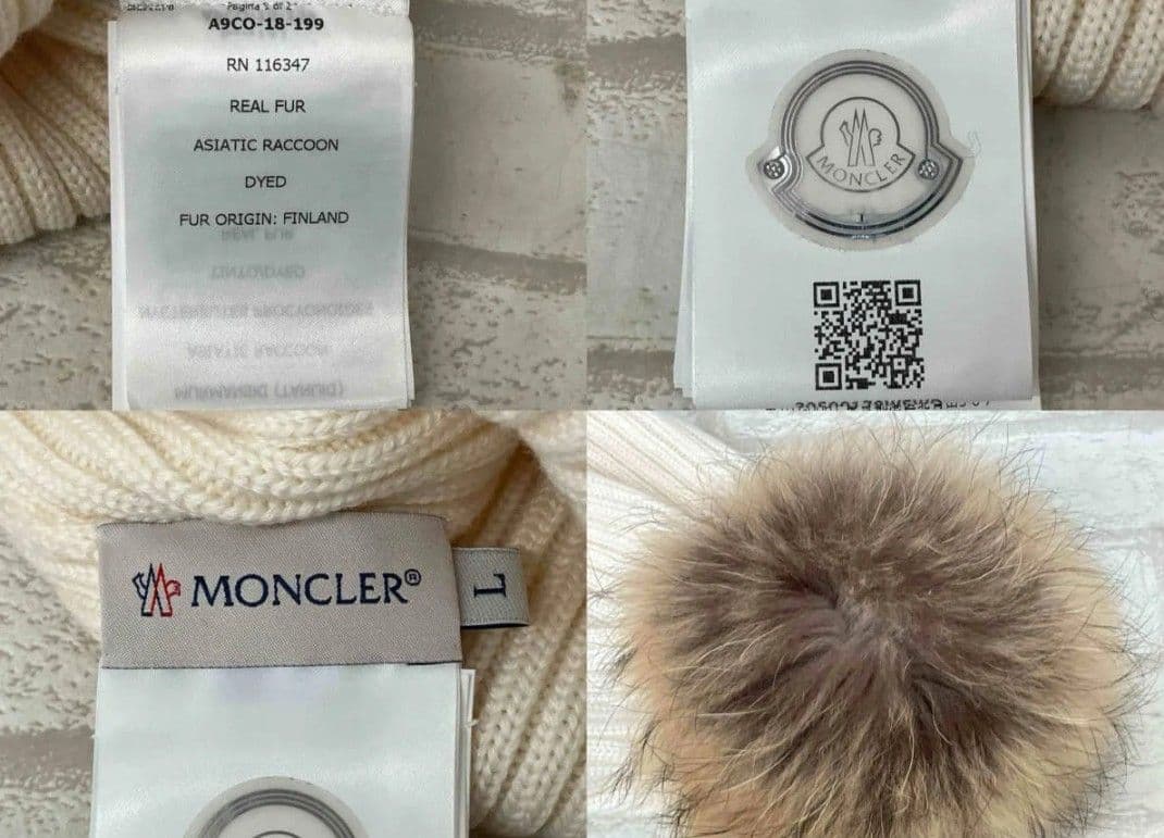 モンクレール ニット帽 メンズ レディース ホワイト