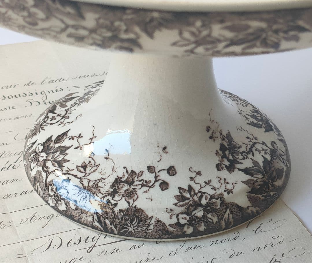 希少　美品　サルグミンヌ　マロン　コンポティエ　フランスアンティーク