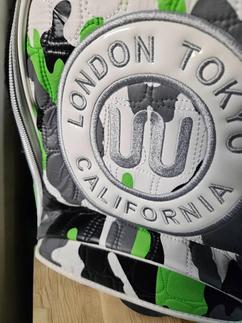 【新品未使用】　OUUL ワニ柄カモフラージュ ゴルフバッグGREEN