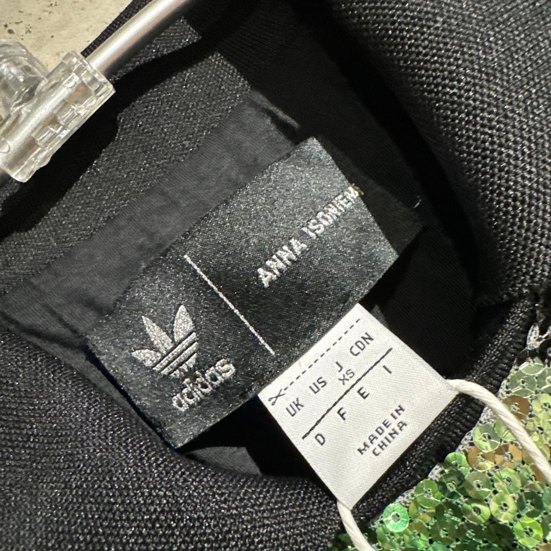 入手困難 新品 adidas×ANNA ISONIEMIスパンコールフレアドレス