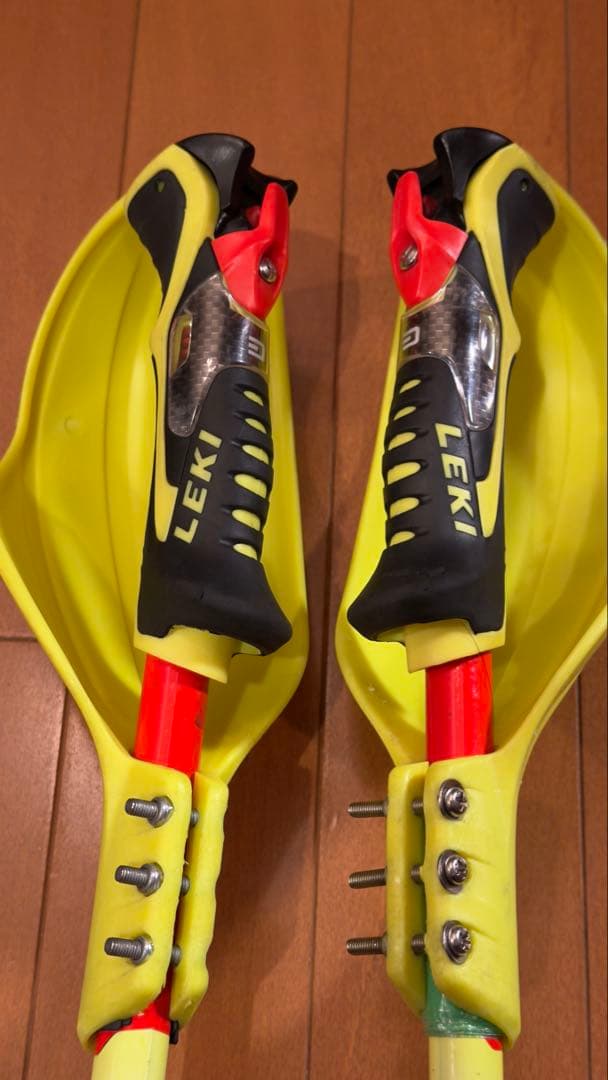 LEKI フルカーボン 120cm SL パンチガード付き TRIGGER 3D