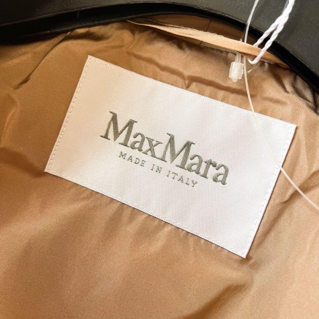 近年✨MaxMara ショールカラー トレンチコート ロング ベルト付 シルク混