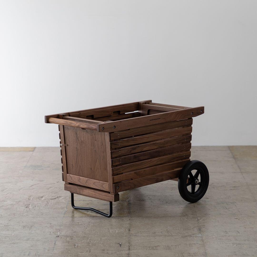 IKIKI シャルフコンテナ用　ホイールセット　ウォルナット