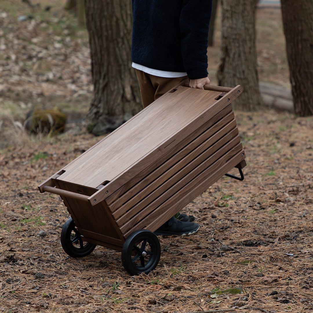 IKIKI シャルフコンテナ用　ホイールセット　ウォルナット