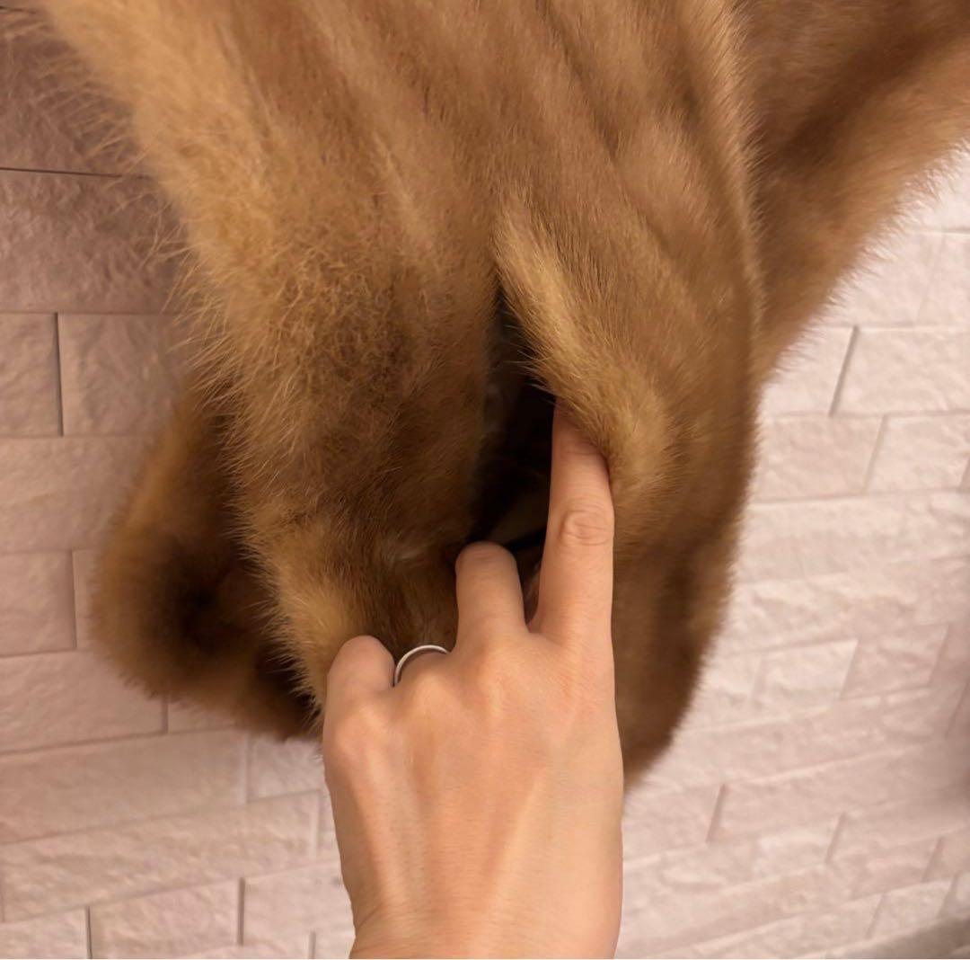 美品 ノルウェーハイランド ミンクショール フォーマル 結婚式 パーティ 成人式