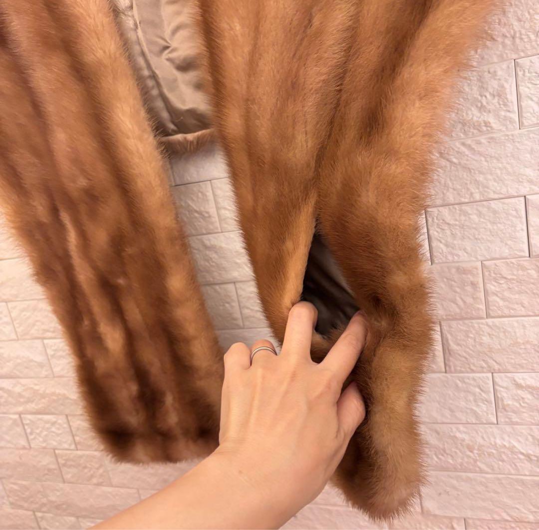 美品 ノルウェーハイランド ミンクショール フォーマル 結婚式 パーティ 成人式