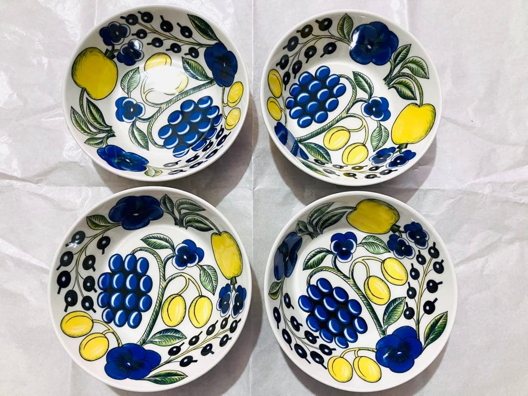 ●新品● ARABIA パラティッシ 小鉢 ボウル 皿13cm アラビア セット