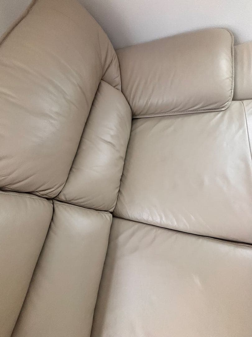 ②NITORIのロゾ4シリーズ本革左カウチソファ①と②セット販売