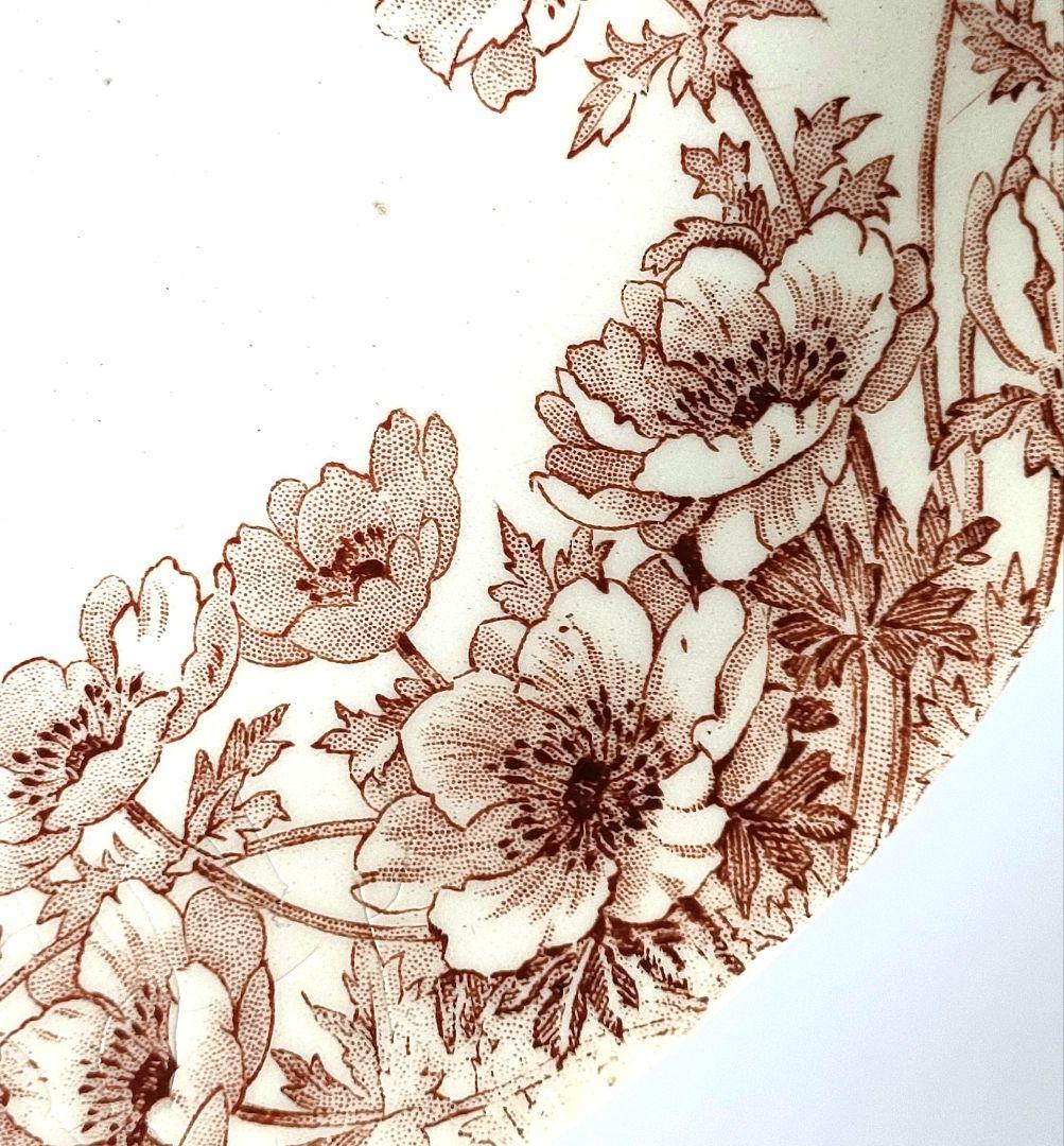 希少　美品　ジアン　アネモネ　コンポティエ　フランスアンティーク