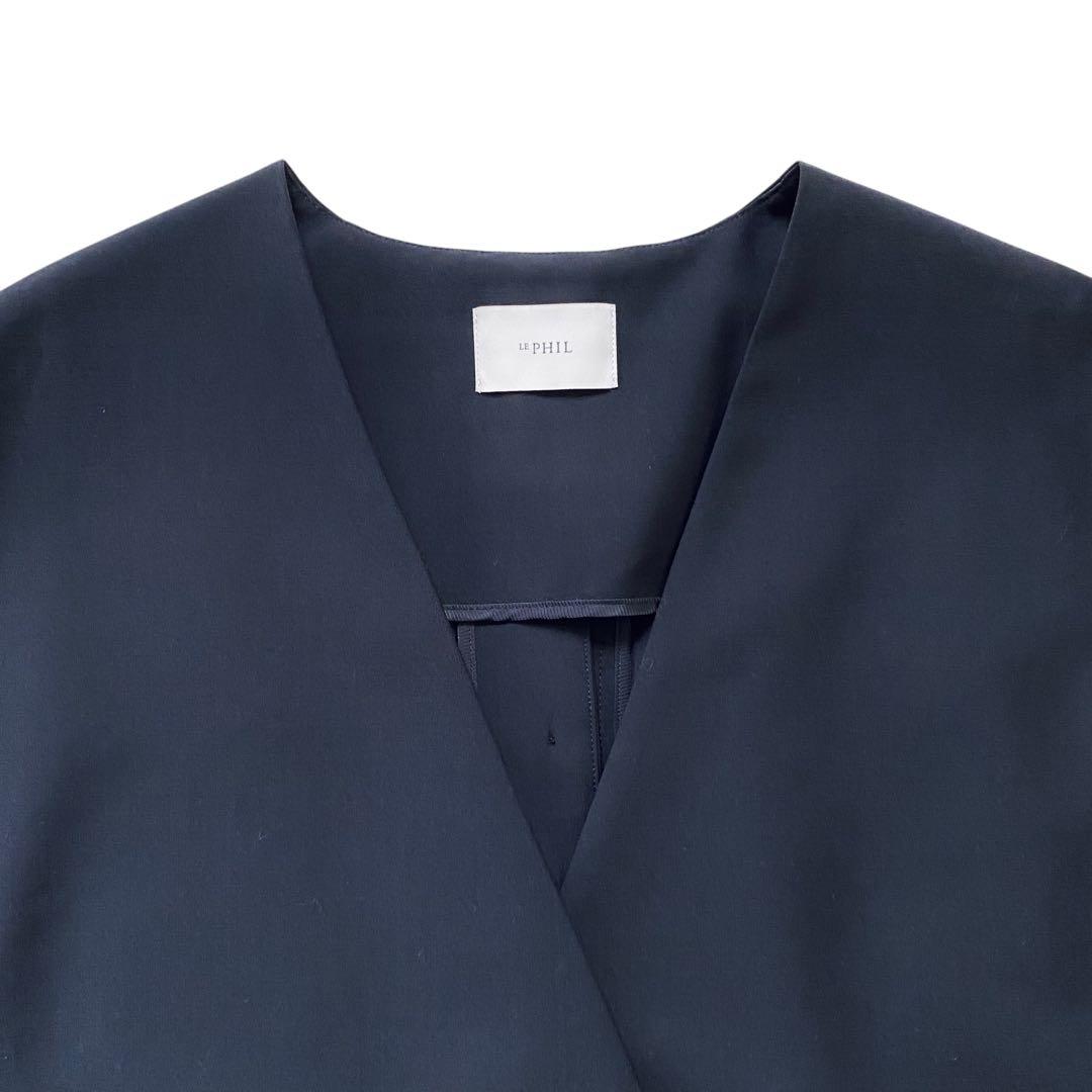 LE PHIL ルフィル【美品】サマーウールジレ ブラック