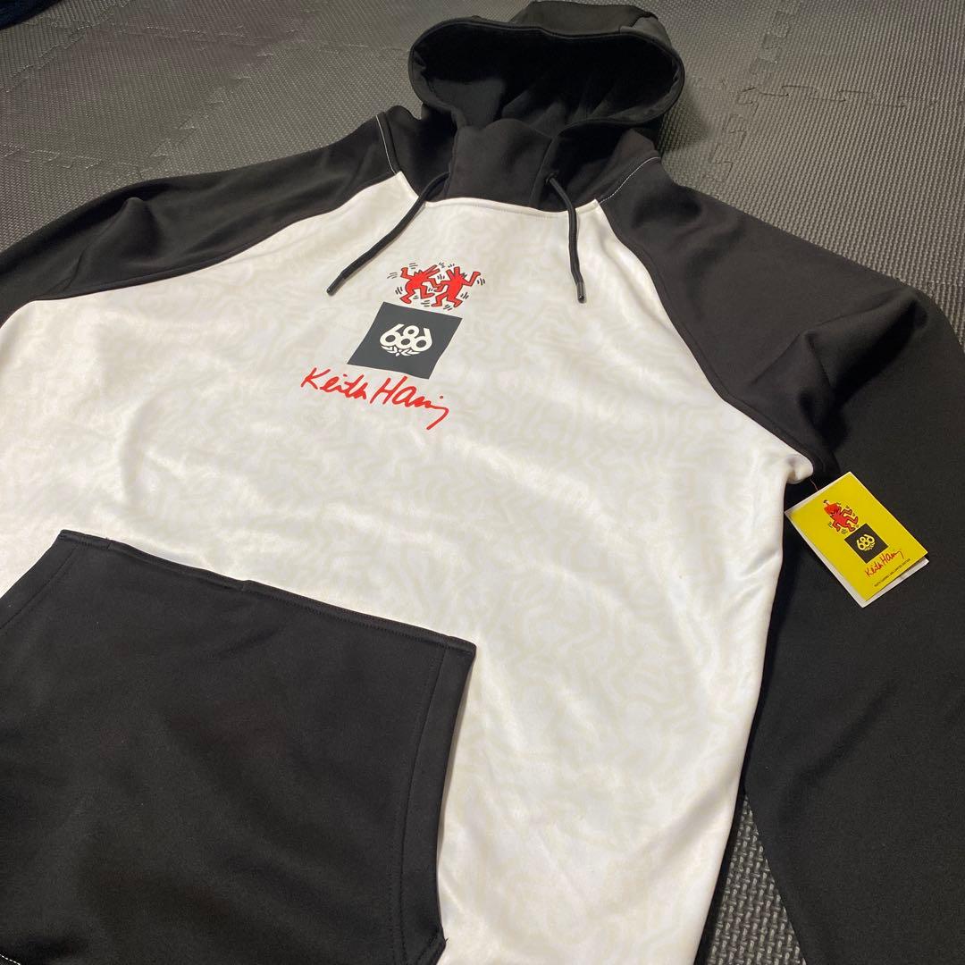 新品　686 キーズヘリング　BONDED FLEECE PULLOVER