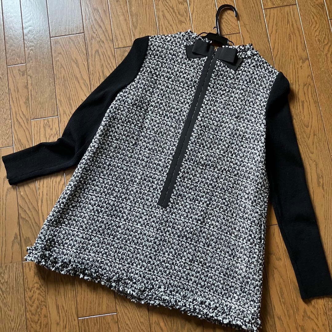 新品　❤️エムズグレーシー　ツイード　グログランリボン　40