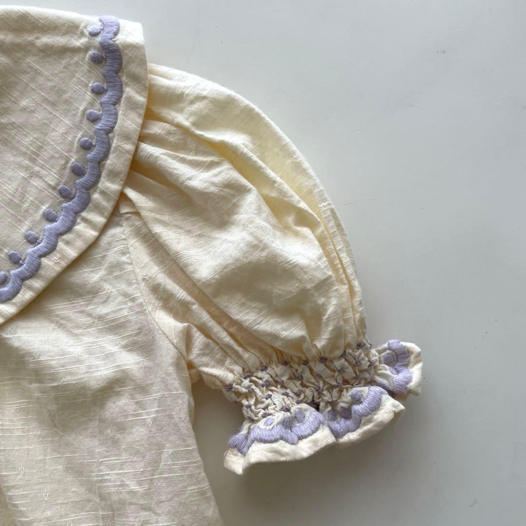 【タグあり】apolina kidsワンピース 5-7Y