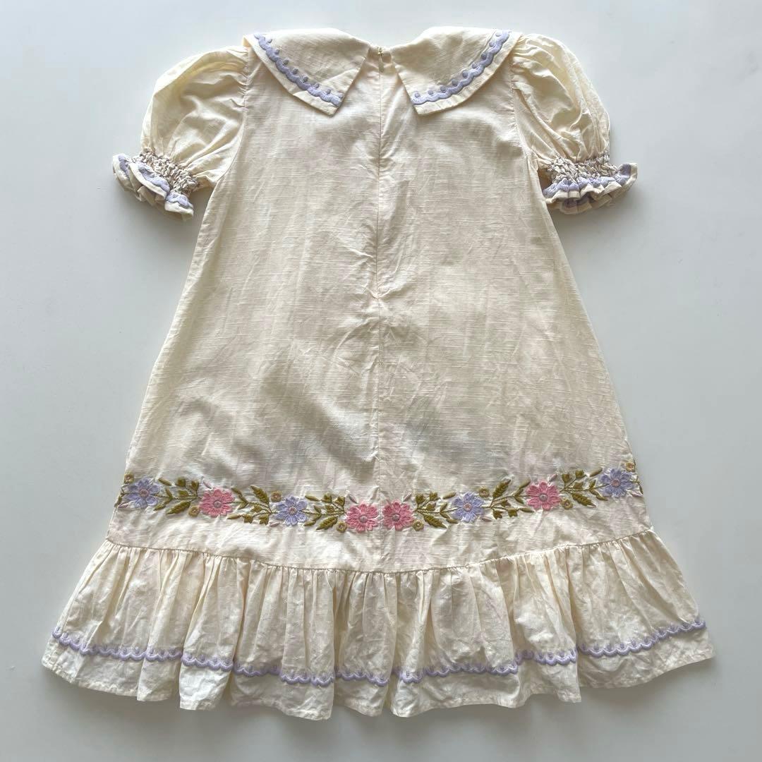 【タグあり】apolina kidsワンピース 5-7Y