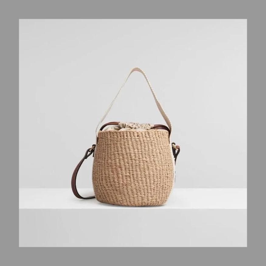 夏物売り切りSALE☆ Chloe「WOODY」スモールバスケット