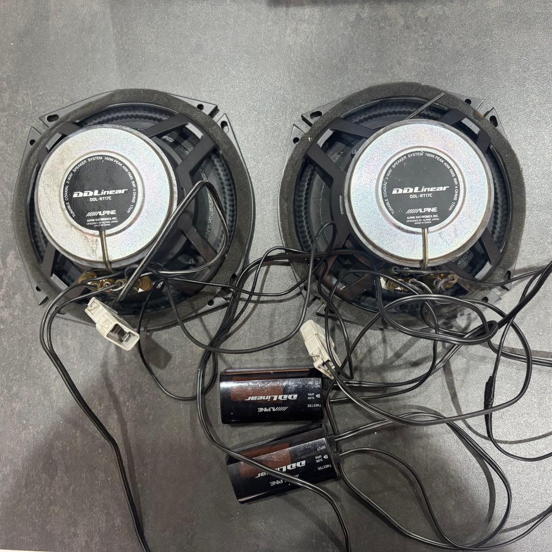 ALPINE DDL-RT17C スピーカー 17cm