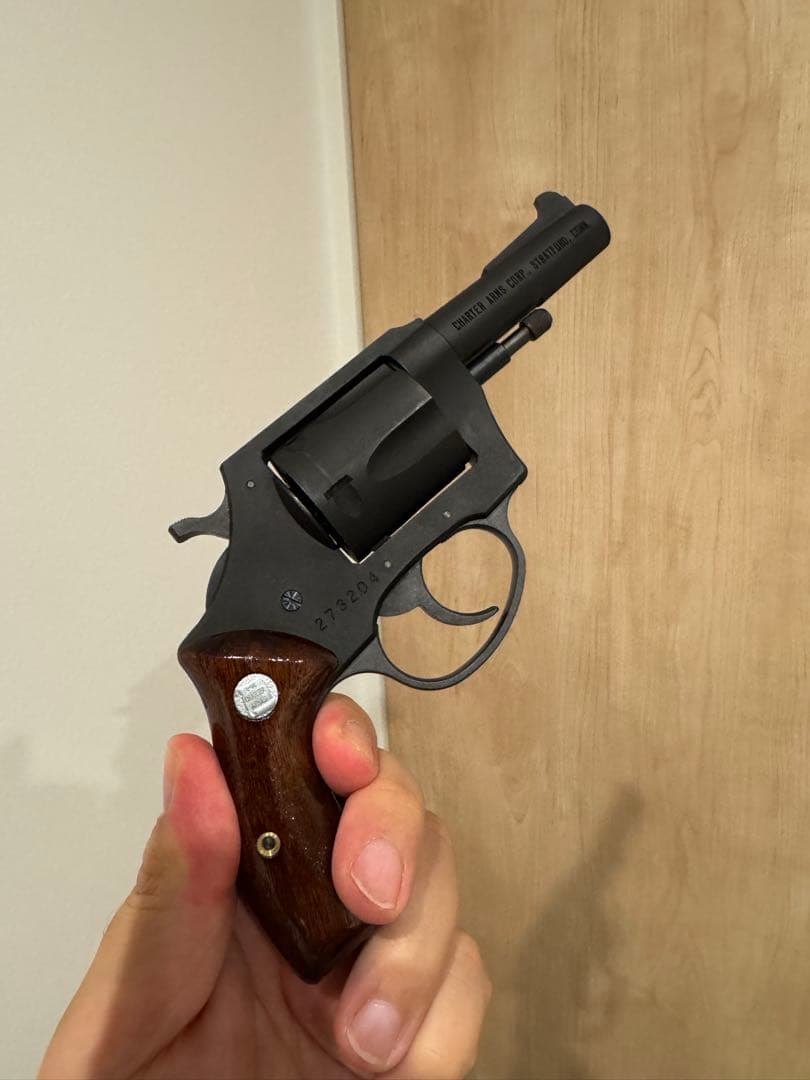 z12 モデルガン caw ブルドッグ　未発火　木製グリップ　SPG