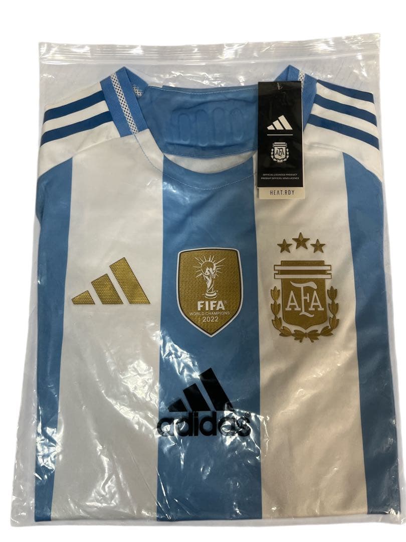 アルゼンチン代表　オーセンティック仕様ユニホーム　XLサイズ　アディダス
