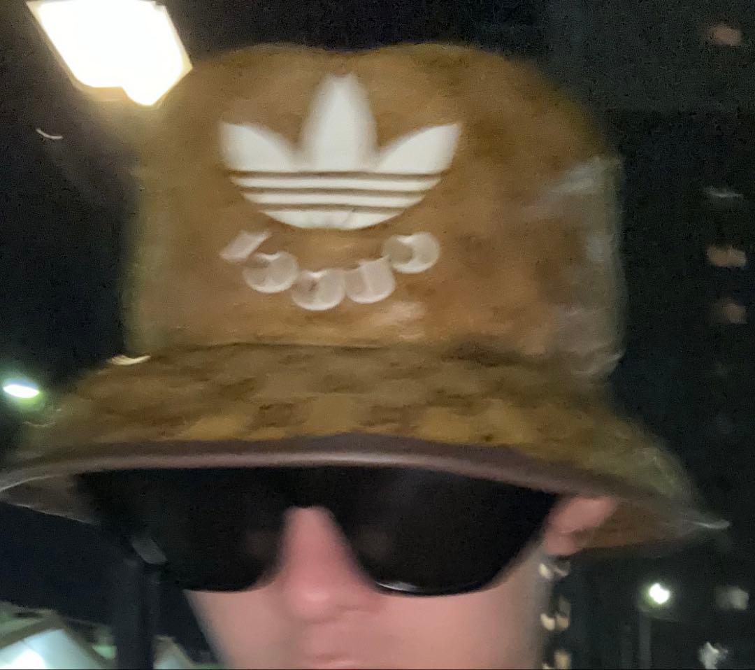 【早い者勝ちSALE】GUCCI バケットハット GGパターン adidas