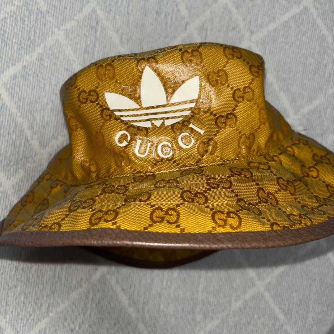 【早い者勝ちSALE】GUCCI バケットハット GGパターン adidas