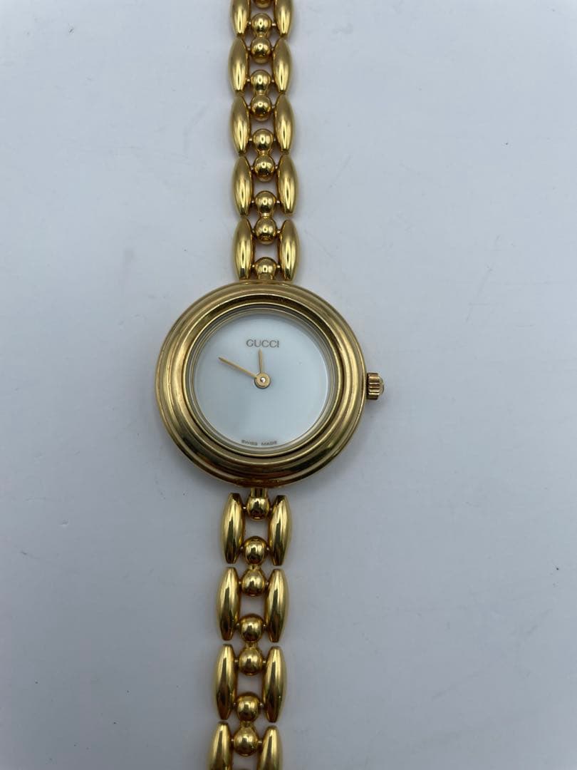 GUCCI時計 11/12.2 ゴールド チェンジベゼル