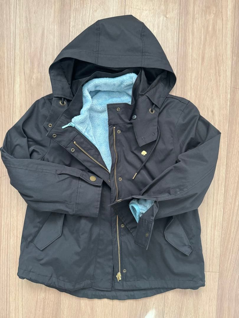 【未使用に近い】ケイトスペード 140 3WAYフリース付きブルゾン