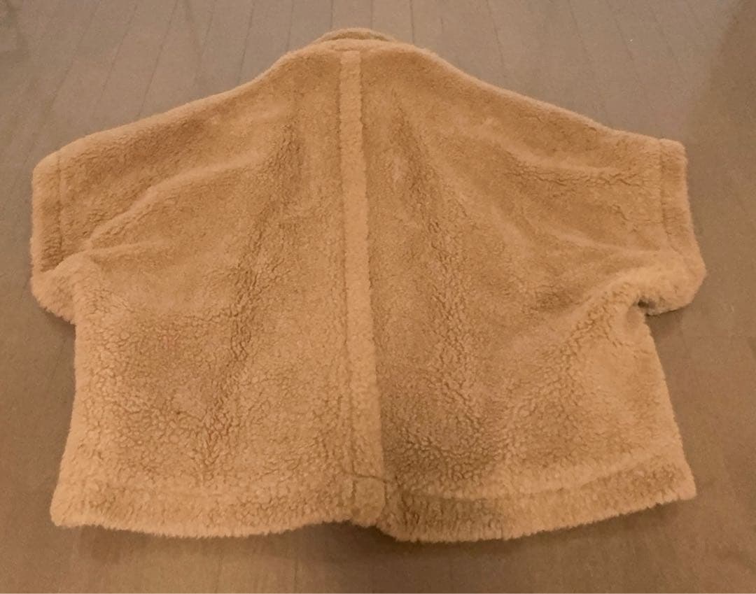 マックスマーラ　テディケープ　キャメル　美品　フリーサイズ