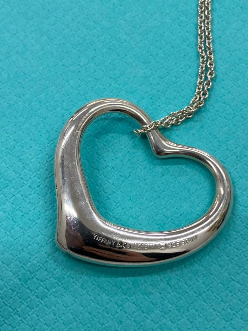 【ティファニー　オープンハートネックレス　XLサイズ】