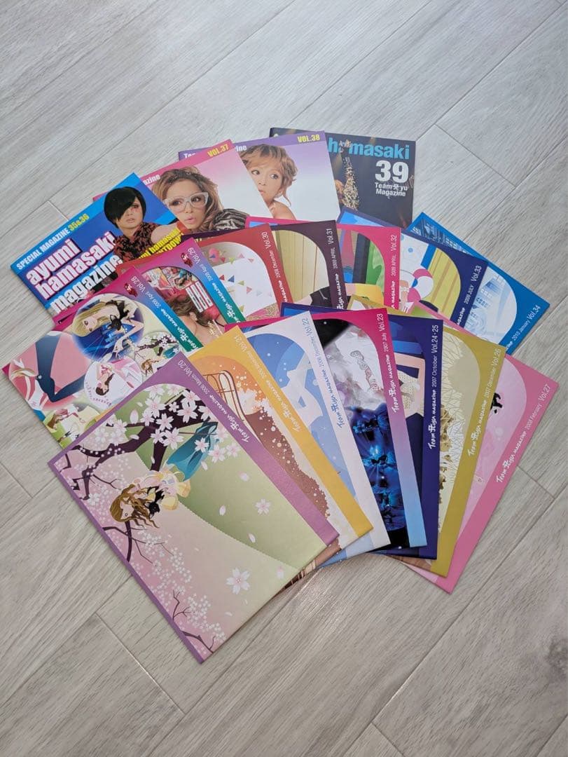 浜崎あゆみ ファンクラブ会報 グッズ 缶バッチ ポストカード 写真集 文房具