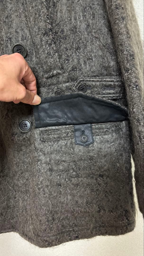 ひ*ろ様 Dries van notenドリスヴァンノッテン　モヘアピーコート