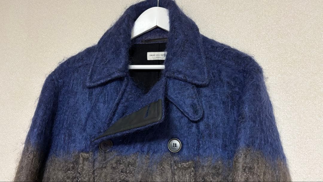 ひ*ろ様 Dries van notenドリスヴァンノッテン　モヘアピーコート