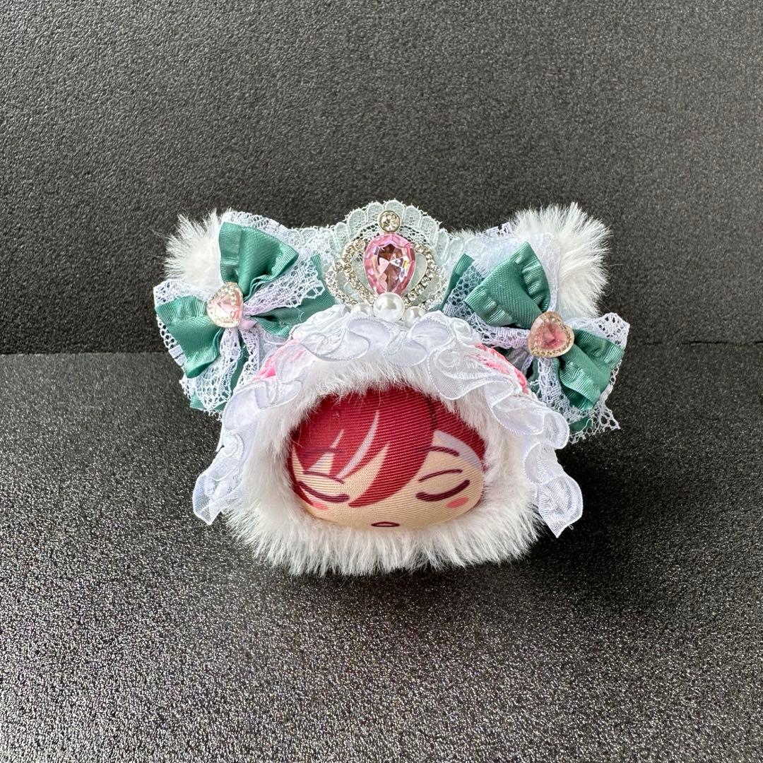 おまんじゅう　着ぐるみ　ぬい服　黒　白　たれみみ うさぎ　ねこ　８点