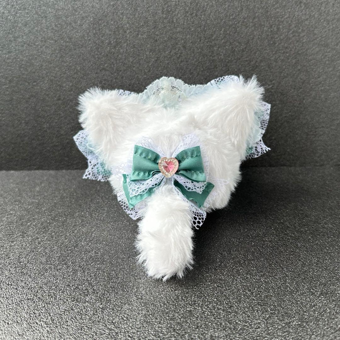 おまんじゅう　着ぐるみ　ぬい服　黒　白　たれみみ うさぎ　ねこ　８点