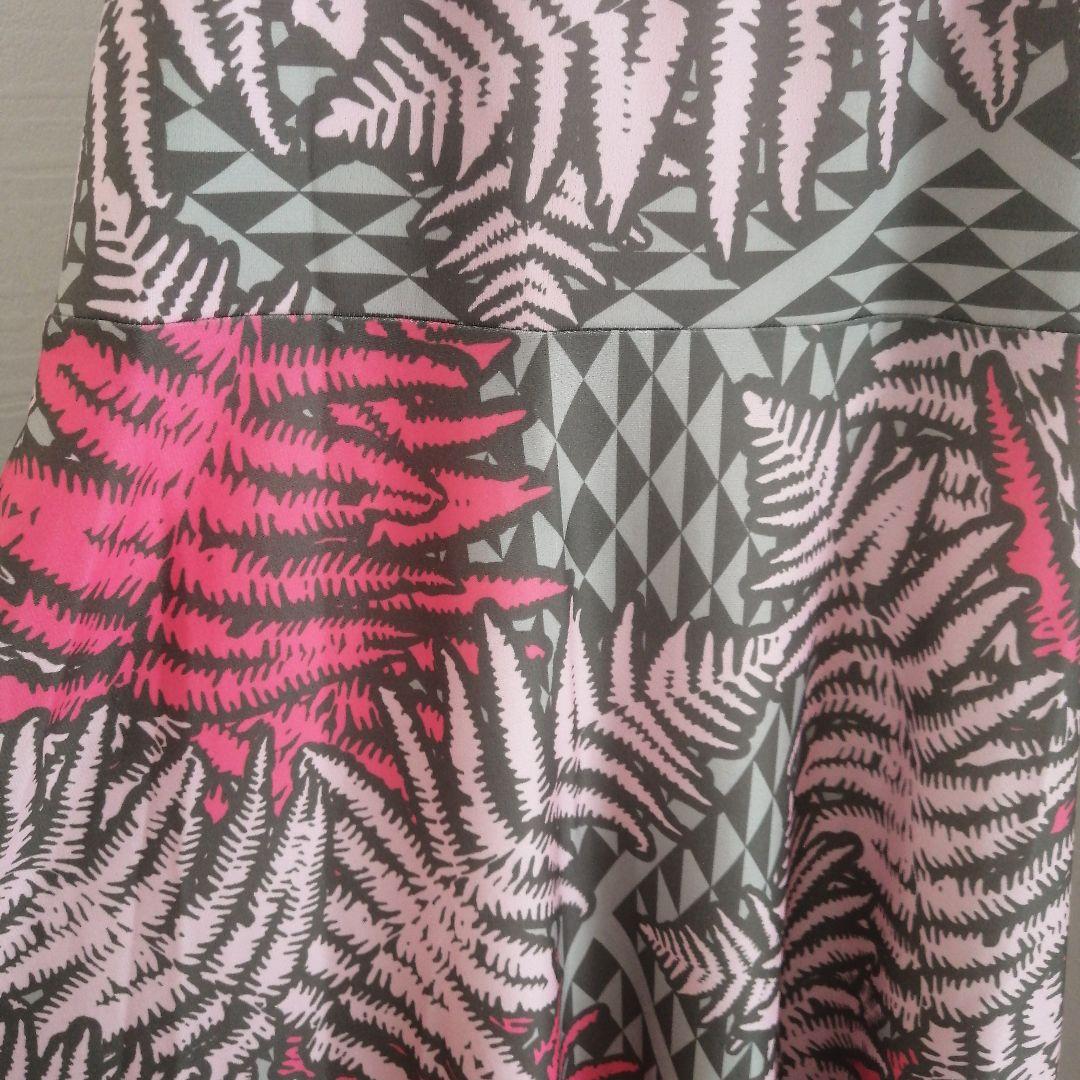 フラダンス用マキシドレス　葉柄