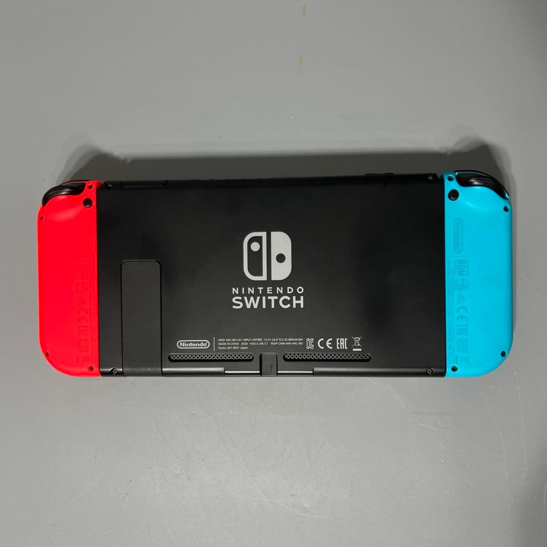 動作確認済み　Nintendo Switch 初期　ブラック　ネオンブルーレッド