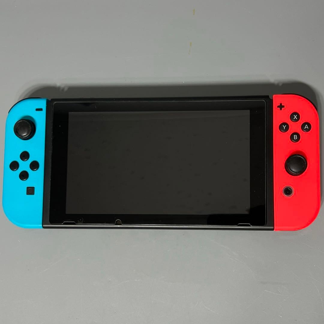 動作確認済み　Nintendo Switch 初期　ブラック　ネオンブルーレッド